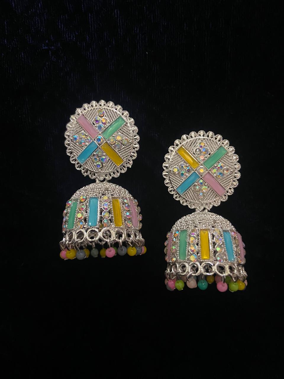 Silver bells earrings